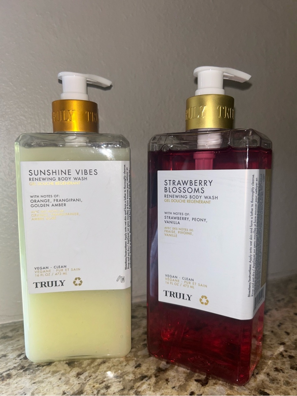 TRULY Bundle - Strawberry Blossoms & Sunshine Vibes Renewing Body Wash